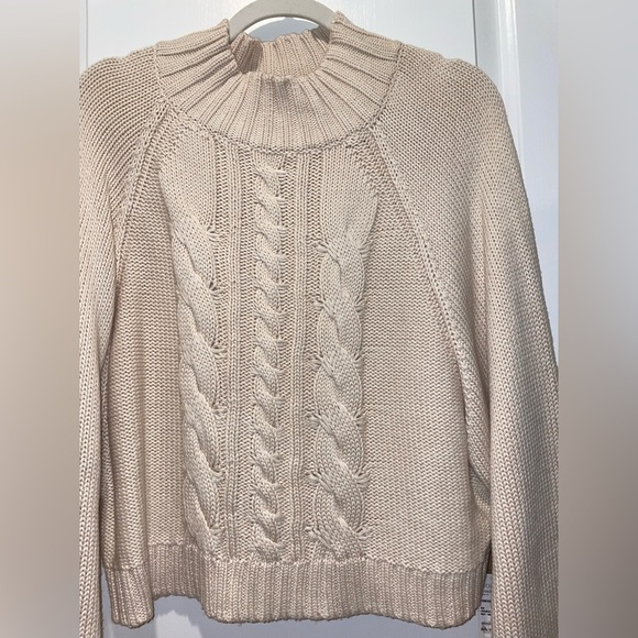 Billabong The Salty Blonde Knit Mock Neck Sweater size L - Picture 3 of 4